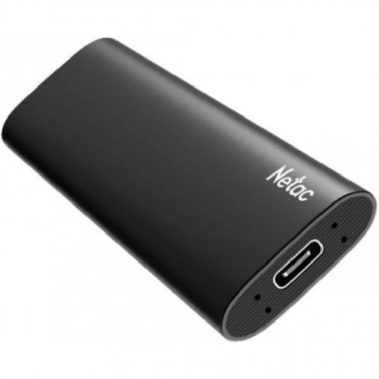 Накопитель SSD Netac USB-C 1Tb NT01ZSLIM-001T-32BK Z Slim 1.8" черный