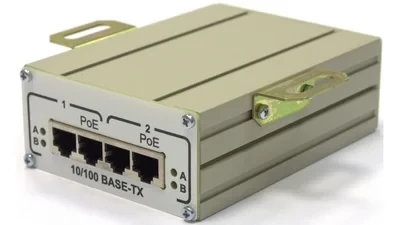 2-портовый инжектор РоЕ 802.3af FSE-2C для питания двух термокожухов TFortis TH