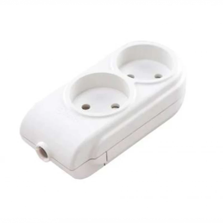 Колодка удлинителя 2-м без заземл. защ. шторки Makel N2010000