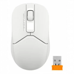 Мышь A4Tech Fstyler FG12S белый оптическая (1200dpi) silent беспроводная USB (3but)