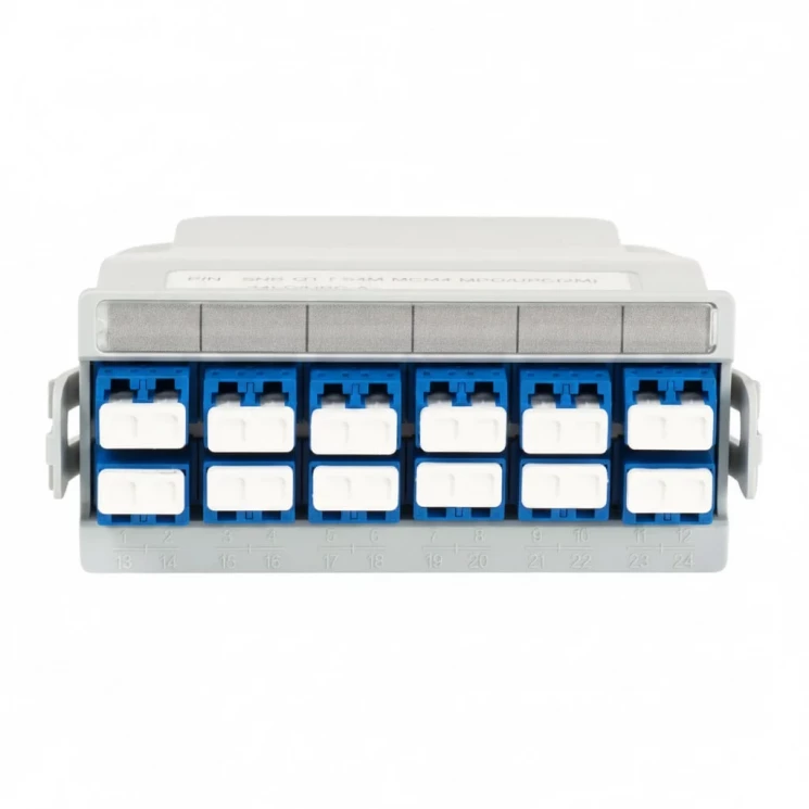 Кассета распределительная MPO/APC на 24LC/UPC портов SM для SNR-CMP-OT-96P