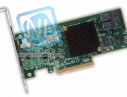 Контроллер LSi Logic H3-25470-02B LSI MegaRAID 9341-8i PCI-Ex8, 8-port SAS/SATA 12Gb/s RAID 0/1/5/10/50-H3-25470-02B(NEW)