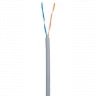 Кабель NETLAN U/UTP 2 пары, Кат.5 (Класс D), 100МГц, одножильный, BC (чистая медь), внутренний, PVC нг(B), серый, 500м