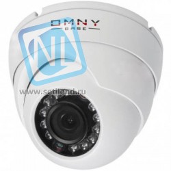 IP камера антивандальная OMNY miniDome1.3M-12V серия BASE купольная 1.3Мп, 2.8мм, без PoE, 12В, ИК, EasyMic