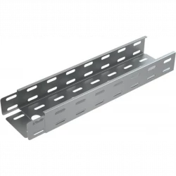 Лоток листовой перфорированный 50х50 L3000 сталь 0.55мм "БЫСТРЫЙ МОНТАЖ" LP50-50-0.55-3000 КМ LO0601