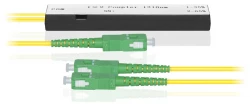 Делитель оптический корпусный трехоконный 1х2-20/80 SC/APC