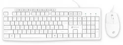 Клавиатура + мышь Оклик S650 клав:белый мышь:белый USB Multimedia (1875257)
