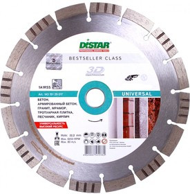Круг алмазный DI-STAR 1A1RSS/C3-H 125x2.2/1,4x11x22,23-10 Bestseller Universal 125x2.2/1.4x11x22.2