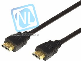 17-6203-8, Шнур HDMI - HDMI, длина 1,5 метра, (GOLD) (PE пакет)