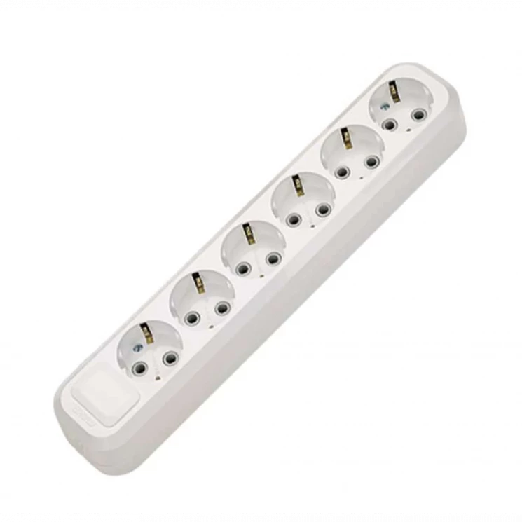 Колодка удлинителя 6-м с заземл. Makel MGP181