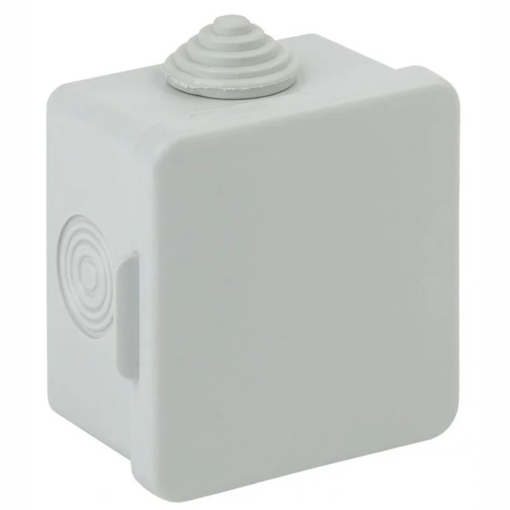 Коробка распаячная ОП КОР 65х65х50мм с гермовводами 4 входа IP54 Эра Б0037445