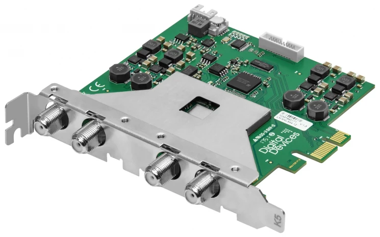 Карта 8-тюнерного приемника DVB-S2X PCIe MaxSX8 Basic