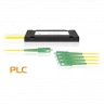 Делитель оптический планарный PLC-1x4, корпус, разъемы SC/APC