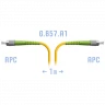 Патчкорд оптический FC/APC SM G.657.A1 1 метр