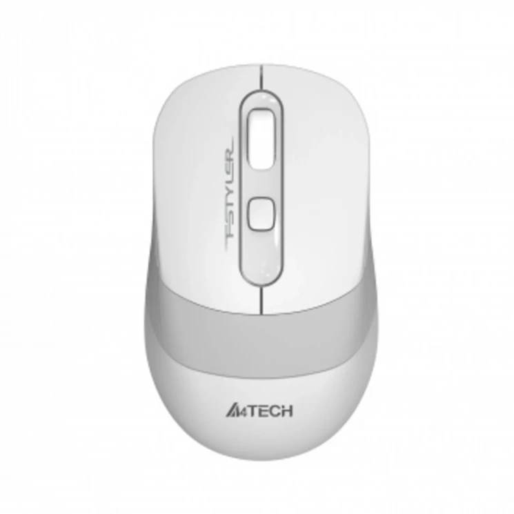 Мышь A4Tech Fstyler FG10 белый/серый оптическая (2000dpi) беспроводная USB (3but)