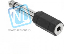 PL1063, Переходник Jack 6.3 mm вилка - Jack 3.5" mm розетка, аудио-стерео