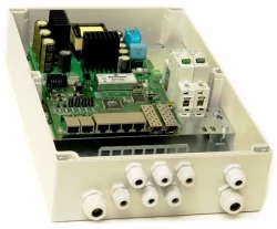 Уличный управляемый PoE коммутатор TFortis PSW-2G6F+ 4FE PoE+ 2FE dual PoE+ 2 GB SFP порта, питание 220В, IP66