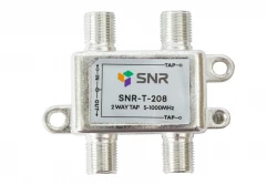 Ответвитель абонентский SNR-T-208 на 2 отвода, вносимое затухание IN-TAP 8dB.