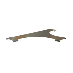 Крышка ответвителя Т-образного горизонтального плавного 200x15 R100-0,8 мм