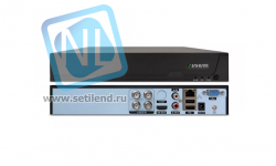 Мультиформатный видеорегистратор Линия XVR 4N H265-N для аналоговых и IP-видеокамер. Количество каналов: видео - 4, 1HDD объемом до 14Тб, H.265