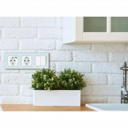 Розетка 1-м СП Inspiria 16А IP20 250В 2P+E немецк. стандарт с заряд. устройством USB тип C 1.5А 5В м