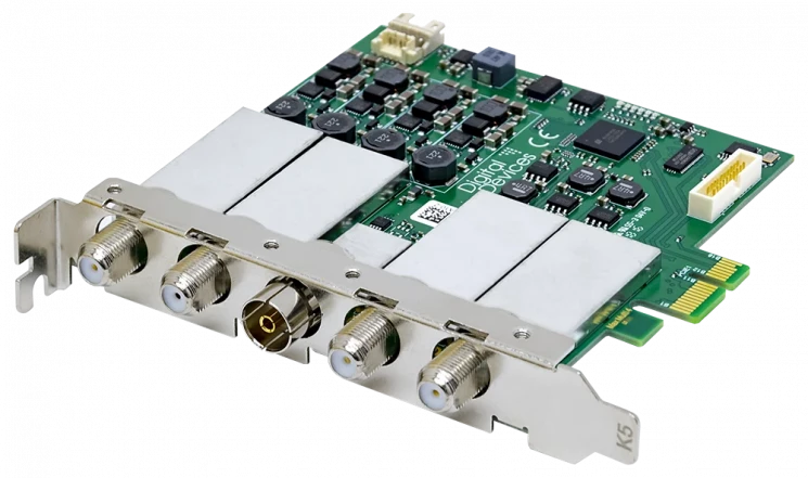 Карта 4-тюнерного приемника DVB-S/S2/C/C2/T/T2 DD Max M4