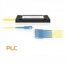 Делитель оптический планарный SNR-PLC-1x4, корпус, разъемы SC/UPC