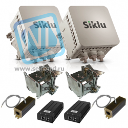 РРЛ Siklu EH-600T производительность 500 Мбит/с (расширение до 1 Гбит/с), дистанция до 500 метров (комплект)