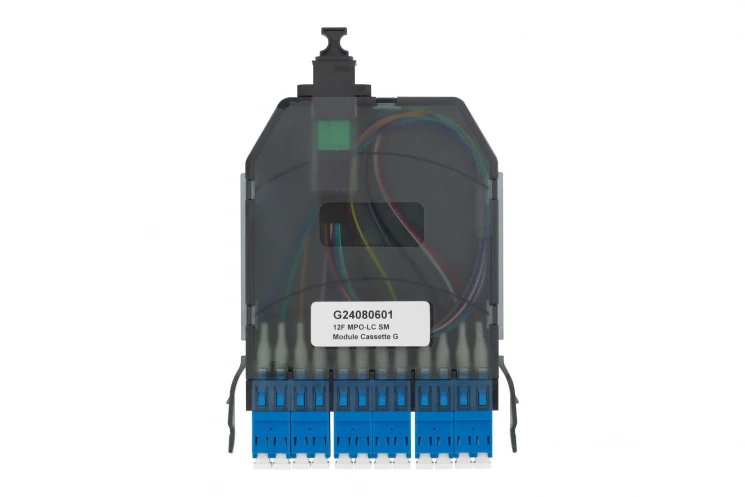 Кассета распределительная MPO/APC на 12LC/UPC портов SM для SNR-CMP-OT-144P