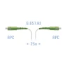 Патчкорд оптический FTTH SC/APC, кабель 604-02-01W, 25 метров