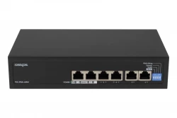 Неуправляемый 4 портовый PoE коммутатор PUS-2T04L-60RM с возможностью установки в стойку
