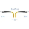 Патчкорд оптический FC/UPC SM G.657.A1 2 метра