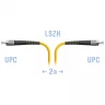 Патчкорд оптический FC/UPC SM G.657.A1 2 метра