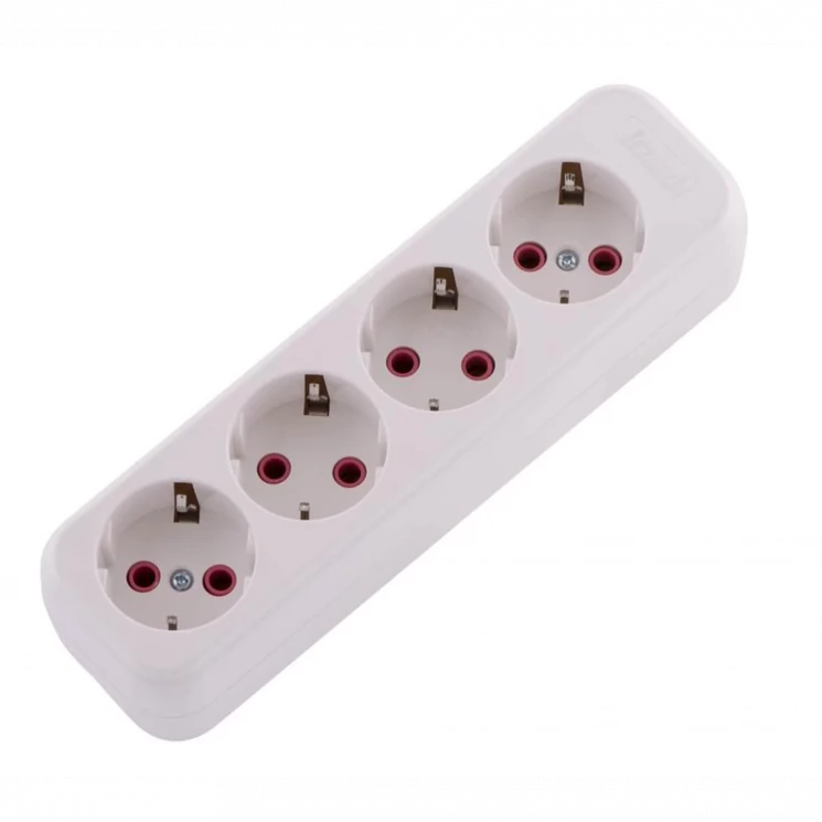 Колодка удлинителя 4-м с заземл. Lila LEZARD 720-0400-401