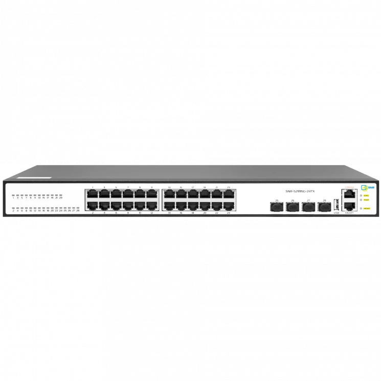 Управляемый коммутатор уровня 3 SNR-S2995G-24TX-DC