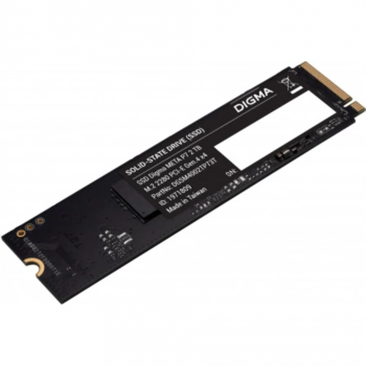Накопитель SSD Digma PCIe 4.0 x4 2TB DGSM4002TP73T Meta P7 M.2 2280
