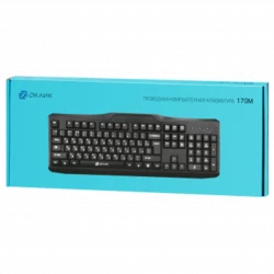 Клавиатура Оклик 170M черный USB (855272)
