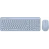 Клавиатура + мышь A4Tech Fstyler FG3300 Air2 клав:синий мышь:синий USB беспроводная slim Multimedia