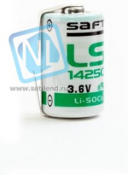 SAFT LS 14250 CNR 1/2AA с лепестковыми выводами, Элемент питания