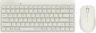 Клавиатура + мышь A4Tech Fstyler FG2200 Air2 клав:бежевый мышь:бежевый USB беспроводная slim