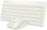 Клавиатура + мышь A4Tech Fstyler FG2200 Air2 клав:бежевый мышь:бежевый USB беспроводная slim