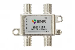 Ответвитель абонентский SNR-T-212 на 2 отвода, вносимое затухание IN-TAP 12dB.