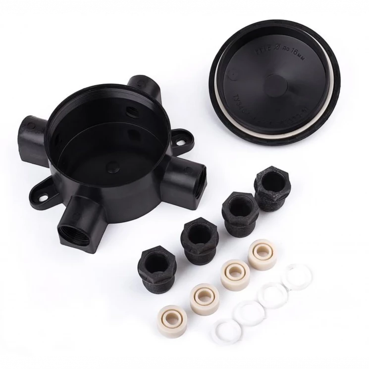 Коробка распределительная ОП 4-х рожк. У-409 полиамид ПЭМИ 43Б16А4094