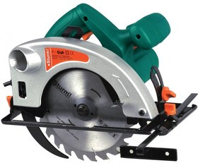 Пила циркулярная STURM CS50186 1600Вт 5000об/мин 185х20мм макс.пропил 65мм