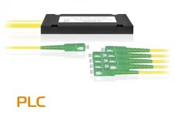 Делитель оптический планарный SNR-PLC-1x8, корпус, разъемы SC/APC