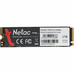 Накопитель SSD Netac PCIe 3.0 x4 1TB NT01N930E-001T-E4X N930E Pro M.2 2280