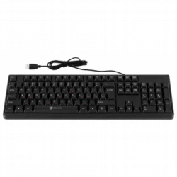 Клавиатура Оклик 100M HW3 черный USB (654570)