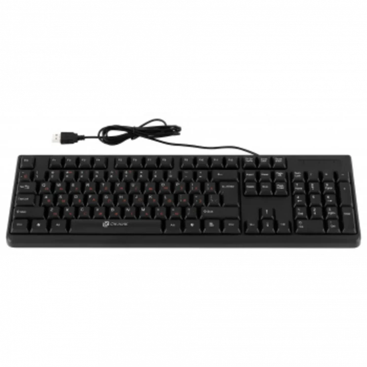Клавиатура Оклик 100M HW3 черный USB (654570)