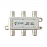 Ответвитель абонентский SNR-T-428, на 4 отвода, вносимое затухание IN-TAP 28dB.