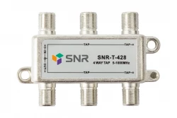 Ответвитель абонентский SNR-T-428, на 4 отвода, вносимое затухание IN-TAP 28dB.